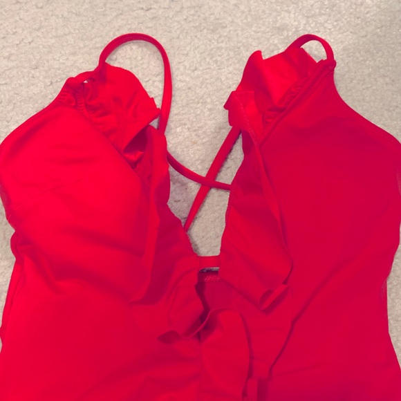 Gorgeous Red Swimsuit - Picture 1 of 8